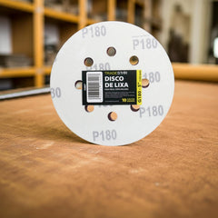 Disco Lixa 125 mm G180 Alvenaria com Fixador Tradestar