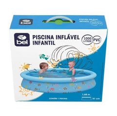 Piscina Inflável 1000L  Infantil Estampa Divertida 100033 Bel