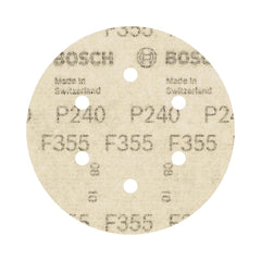 Disco De Lixa Bosch Pro F355 150mm Grano 240 - 5 Unidades