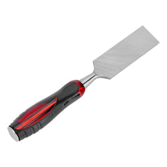 Formão Chanfrado Cabo Dupla Injeção Emborrachado 1/2'' 38mm MTX 245259 Aço Cromo-Vanádio 65 HRC