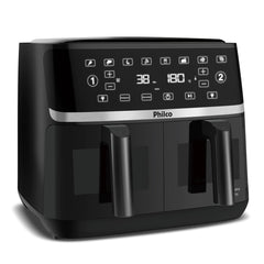 Fritadeira Air Fryer Philco PAF10A 10L Cesto Duplo 2000 Watts 127V