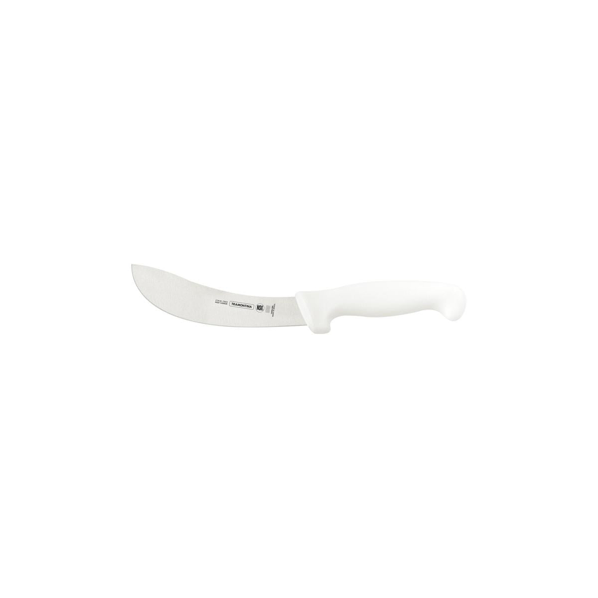 Faca Para Tirar Couro E Sangria Tramontina Profissional Master 6 Polegadas Aço Inox 56 HRc Branca