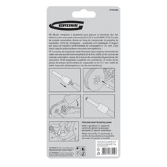 Alicate Pressão Terminais Aço Cabo Emborrachado 0,5-8mm 6 Etapas Gross 1772455