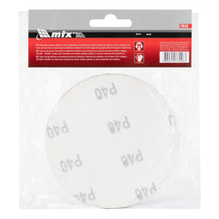Disco De Lixa Com Velcro 115 mm Grão 40 10 Peças Mtx Para Desbaste Pesado E Madeira