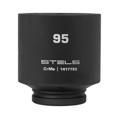 Soquete Impacto Longo 1'' Hexagonal Aço Cromo Molibdênio 95mm Stels 1417755