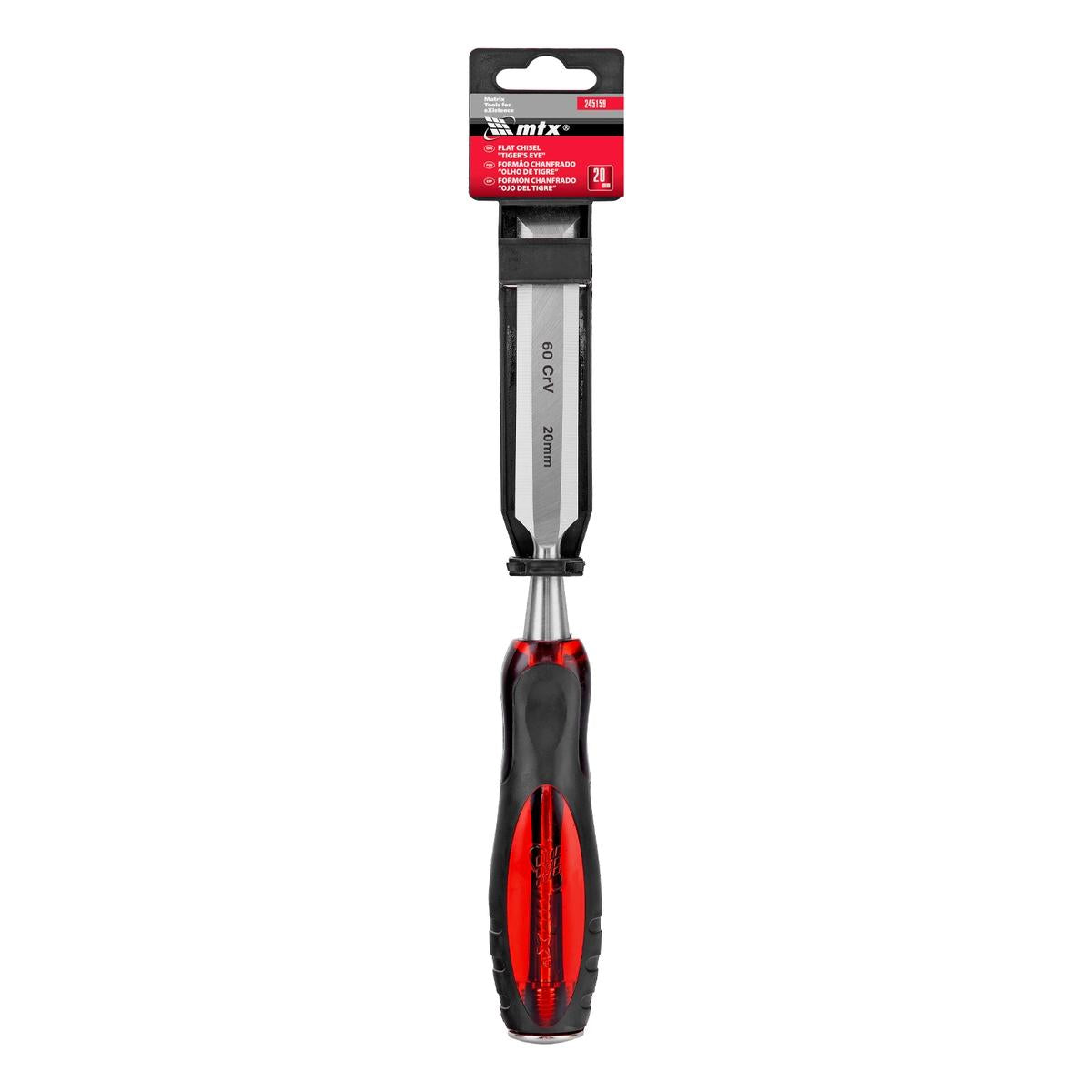 Formão Chanfrado Cabo Dois Componentes Emborrachado 20mm 25/32'' MTX 245159