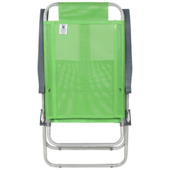 Cadeira de Praia Reclinável em Alumínio Suporta até 120kg 4 Posições Prosa Bel