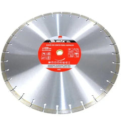 Disco Corte Segmentado Diamantado 450x25,4mm 10mm Concreto Asfalto MTX