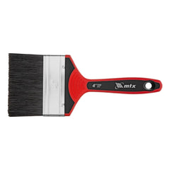 Trincha/Pincel 4 Para Tintas Esmalte E Óleo Cerda Preta Cabo 2 Componentes 1pc