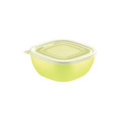 Pote Tramontina MixColor 600 ml Polipropileno Verde Lima Com Tampa Transparente BPA Free Micro-ondas