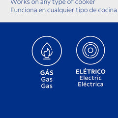 Jogo De Panelas Tramontina Solar Silicone Aço Inox Fundo Triplo 5 Peças Indução
