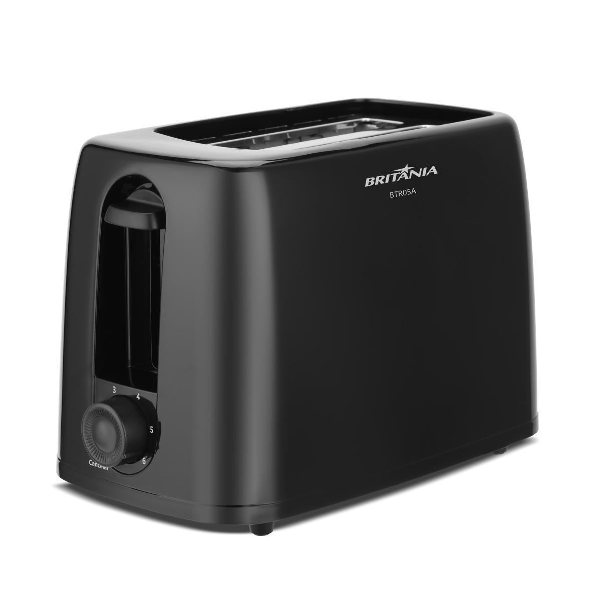 Torradeira Britânia BTR05A 700 Watts com 6 Níveis de Tostagem 127V - Guimepa
