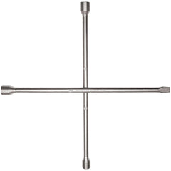 Chave De Roda Tipo Cruz Tramontina Master 17x19x21mm Com Espátula Aço Especial Cromado