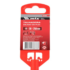 Talhadeira Chata Aço Rápido SDS Plus 14x20x250mm 1PC MTX 7032055