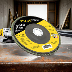 Disco Flap 180 mm G40 Fibra Reto Aço Tradestar
