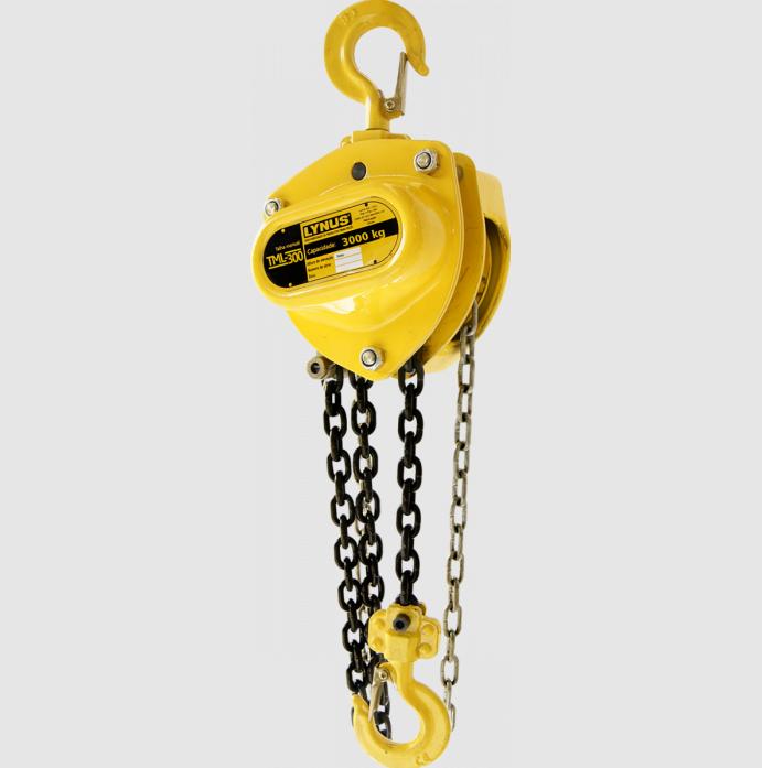 Talha Manual 3,0 Toneladas 3 Metros TML-300 Lynus