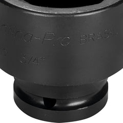 Soquete de Impacto Sextavado 55mm 3/4'' Aço Cromo Molibdênio Tramontina PRO Hyper Drive