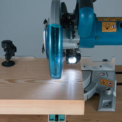 Serra de Esquadria Industrial 1400W Chave Coletor de Pó Esquadro Morsa Disco LS0815FL 220V Makita