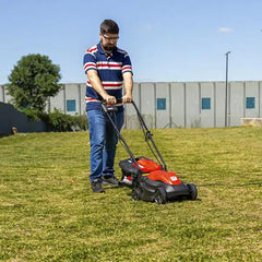 Cortador de Grama Elétrico Toyama TLM320E1-X 1000W 127V Corte 32cm com Recolhedor Rígido 30 Litros Jardim Residencial