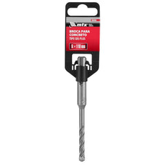 Broca Concreto SDS Plus 6x110mm Encaixe SDS Plus Ponta Cruz Uso Profissional 1PC MTX