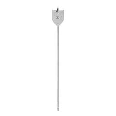 Broca Chata Para Madeira Longa 35mm 300mm Aço 45 HRC 48-52 MTX 7040359