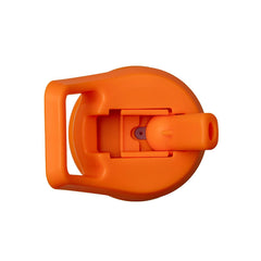 Garrafa Térmica Tramontina 650 Ml Aço Revestido Laranja Com Canudo Vácuo