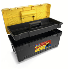 Caixa Plástica Para Ferramentas 20'' Tramontina Master Com Bandeja Removível 12kg