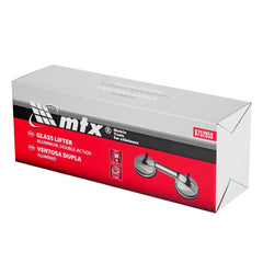 Ventosa Dupla Alumínio MTX 8752059 80kg 117mm Durável e Ergonômica