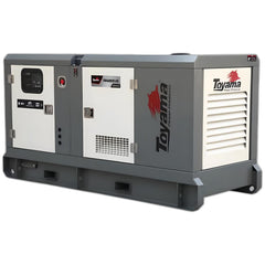 Gerador de Energia Diesel Toyama TDMG60SE3-ATSI 62.5kVA 380V Trifásico Silencioso Cabinado ATS Integrado Refrigerado