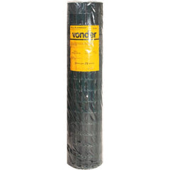 Tela Alambrado Verde 100x50x2,5mm 1,5x25 metros Vonder