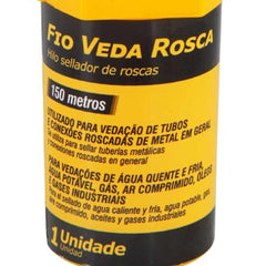 Fio Veda Rosca 150M PTFE Vonder Vedação Total Estojo Plástico