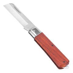 Canivete Sparta 200mm Lâmina Reta Cabo Madeira Aço Inoxidável 3Cr13 133g Modelo 7899855