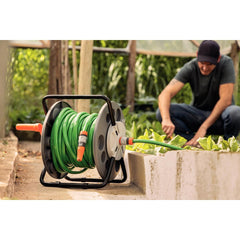 Mangueira Flex Para Jardim Tramontina 25m 10 Bar 50°C Com Esguicho E Engate Rosqueado