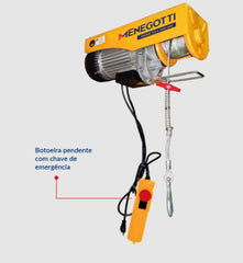 Guincho Coluna Prime 150/300KG V2 12/6M Motor Mono 127V