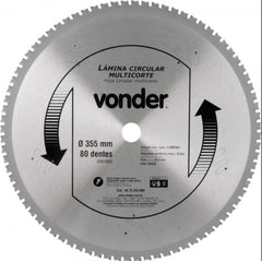 Lamina Circular Multicorte 355x2.2x3.0x80D Vonder