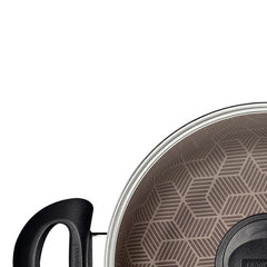 Caçarola Tramontina Paris Antiaderente 28 cm 8 L Vermelha Tampa De Vidro Alumínio