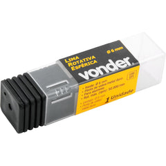 Lima Rotativa Esférica p/ Alumínio 6 mm c/ Haste 6 mm Vonder