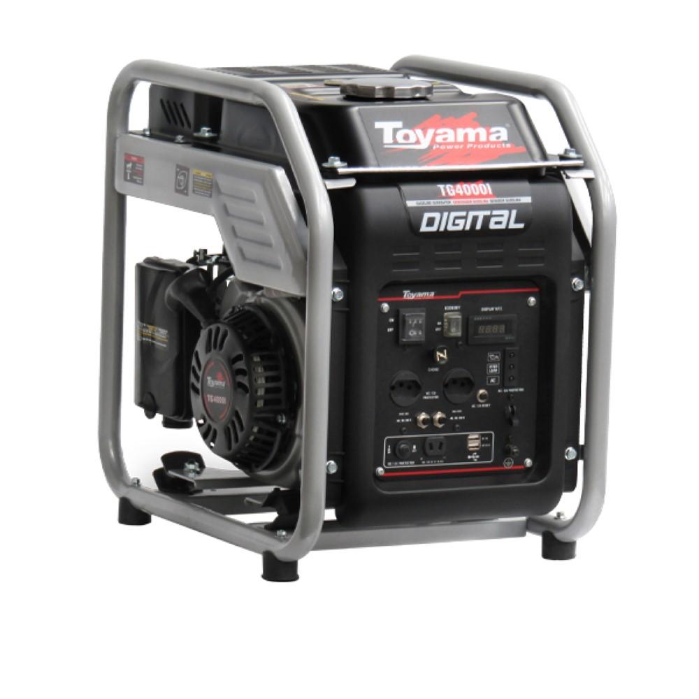Gerador Gasolina Digital Inverter 3,8KVA 110V Motor 4T 12V DC Aberto TG4000IP-XP-120V Toyama