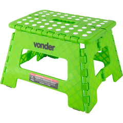 Banqueta Plástica Dobrável Verde 220mm Vonder
