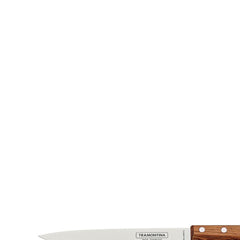 Faca Trinchante Tramontina Para Churrasco 7 Polegadas Aço Inox Com Cabo De Madeira Profissional