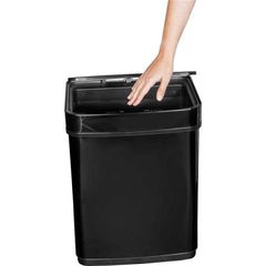 Lixeira Retangular 50L Preta Com Sensor Infravermelho Aço Inox Vonder 6356050000