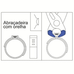 Tenaz Para Abraçadeiras 10'' PRO Tramontina