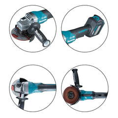 Esmerilhadeira Angular 115 mm Motor BL Sem Bateria Sem Carregador GA028GZ Makita