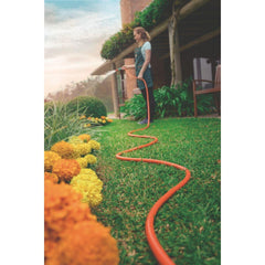 Mangueira Jardim 100m Tramontina Multi 3/4'' Laranja 3 Camadas PVC Resistente 12 Bar 50°C