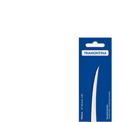 Faca Para Tomate Tramontina Plenus Aço Inox 5 Polegadas Microsserrilhada Cabo Cinza Resistente