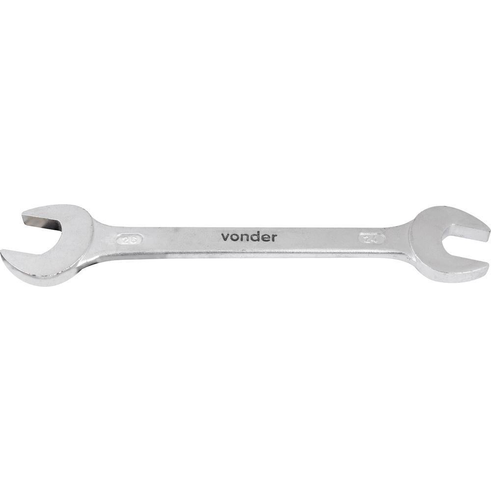Chave Fixa 24 mm x 26 mm em Aço Cromo Vanádio Vonder