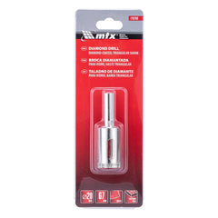 Broca Diamantada Vidro 20mm Haste Triangular 1PC MTX 726209 - Perfuração Precisa - Guimepa