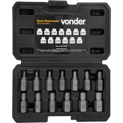 Jogo Bits Saca Parafuso 1/8''-1/2'' 13Pcs CrMo Vonder