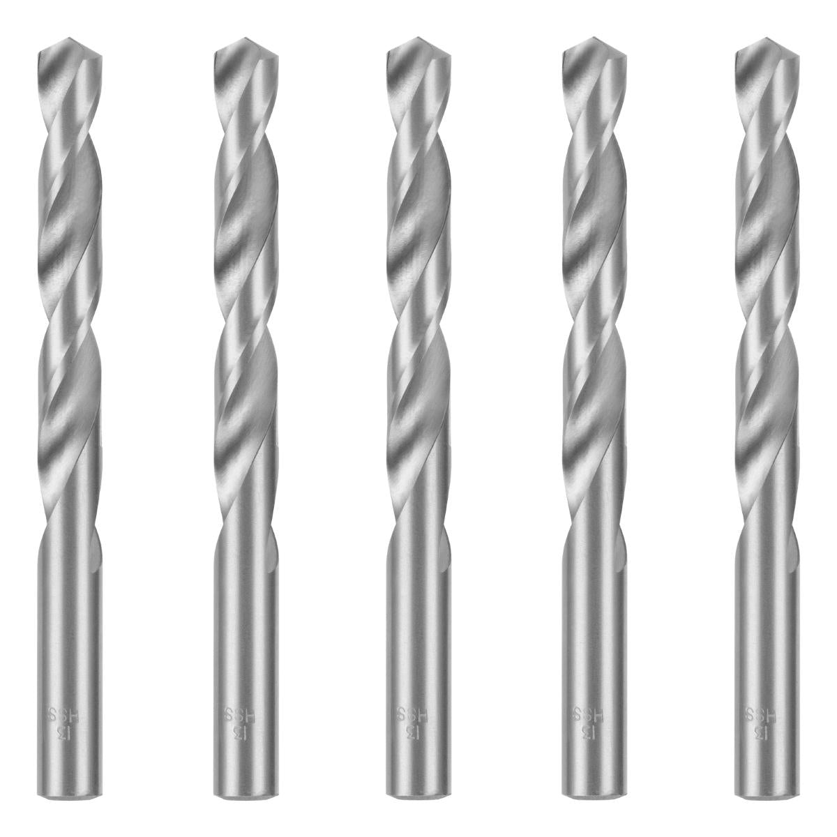 Broca Aço Rápido 13mm Polida 5pcs Metal MTX 720309 Alta Durabilidade