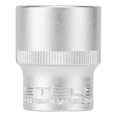 Soquete Estriado 1/2'' 23mm Aço CrV Stels Precisão e Durabilidade